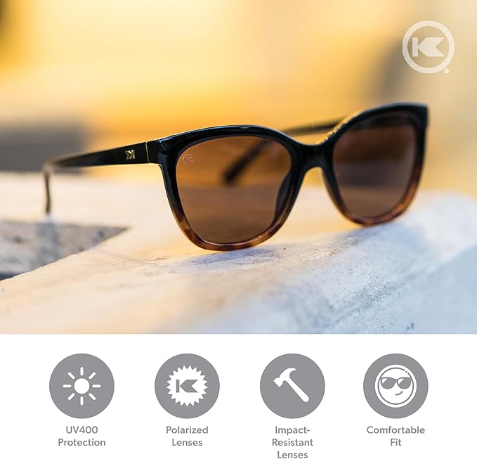 Knockaround Deja Views Polarized Sunglasses for Women & Men - Trendy Sunglasses - UV400 Protection