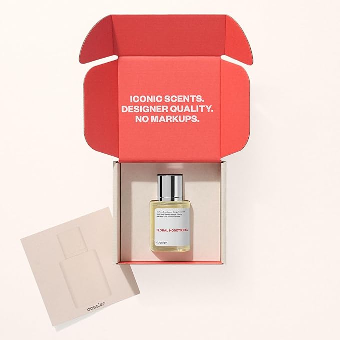 Dossier - Floral Honeysuckle - Eau de Parfum - Inspired by G.Bloom - Perfume Luxury - Pure Infused - Paraben-Free - Vegan - For Women - Fragrance 1.7 oz (Spray 50ml)