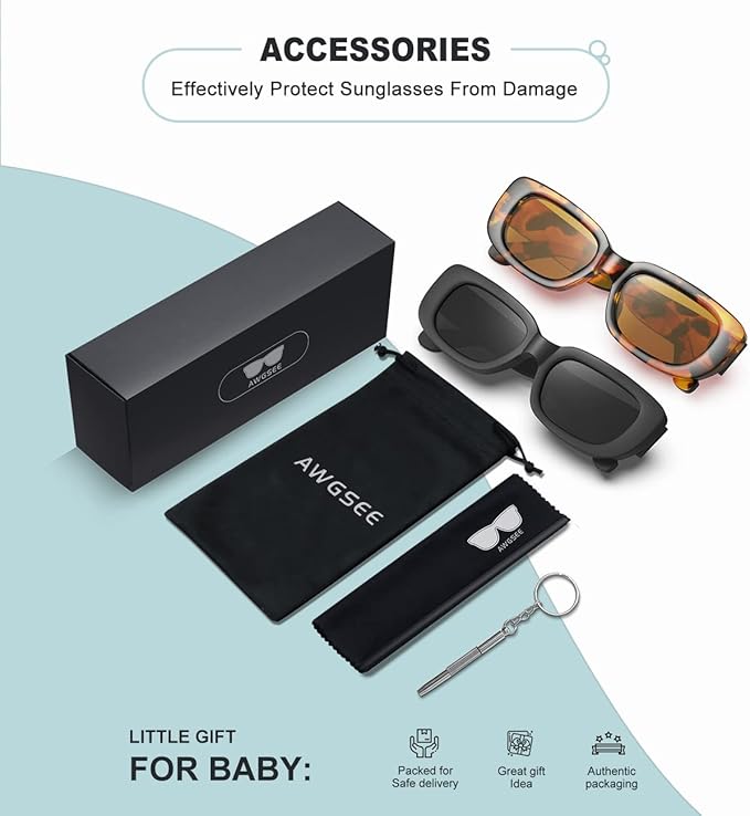 Retro Rectangle Kids Sunglasses 90’s Vintage Fashion Narrow Square Frame Glasses Shades for Girls Boys UV Protection