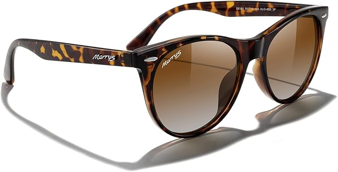 MERRY'S Retro Round Polarized Sunglasses for Women Fashion Trendy Shades S6185