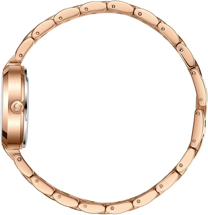 GeYa Silver Watch for Women Elegant Dressy Watch, Dainty Diamond Dial Stainless Steel Bracelet, Japanese Quartz Movement, 5ATM Water Resistant, Ideal for Petite Wrist, Gift Ready