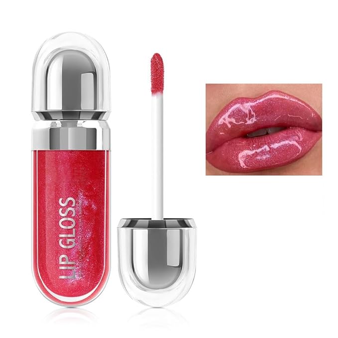 Pearlescent Long-Lasting Waterproof Liquid Lipstick, Mirror-Finish Shimmer Lip Gloss, Non-Sticky Formula (#11)