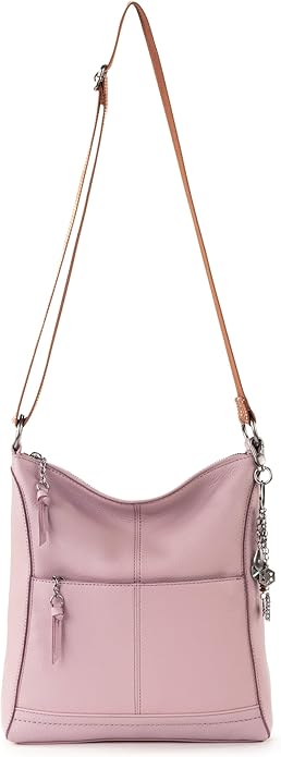 The Sak Lucia Crossbody Bag in Leather, Convertible Purse with Adjustable Strap