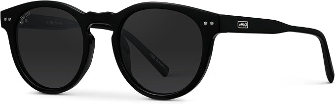 WearMe Pro Round Polarized Sunglasses for Women - Retro Classic UV400 Protection for Driving & Everyday Wear