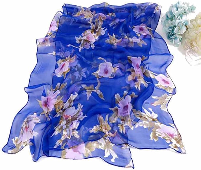 Xyueanlo Scarfs for Women Lightweight Scarves Fashion Print Floral Pattern Scarf Shawls