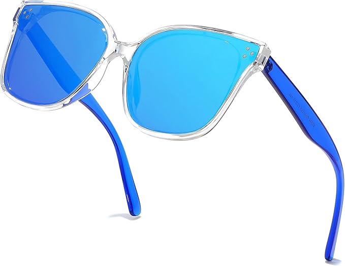 FEISEDY Oversized Polarized Sunglasses - UV400 Protection, Square Fashion Sun Glasses for Outdoor & Daily B2600