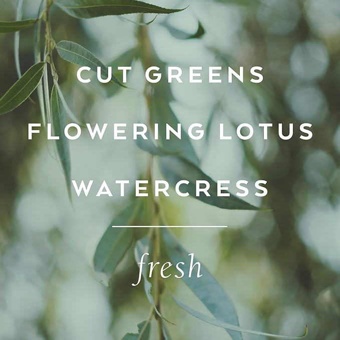 Library of Flowers Willow & Water Eau de Parfum, 1.69 Fl. Oz., Cut Greens, Flowering Lotus & Watercress Scented Women's Perfume, Luxury Fragrance Spray for Women