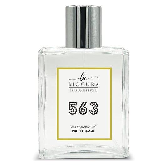 BC Perfume 563 Inspired by Prd L'homme For Men Replica Fragrance Dupes Eau de Parfum Spray Bottle 3.4 Fl Oz/100ml-X1