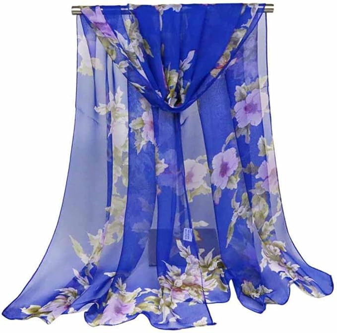 Xyueanlo Scarfs for Women Lightweight Scarves Fashion Print Floral Pattern Scarf Shawls
