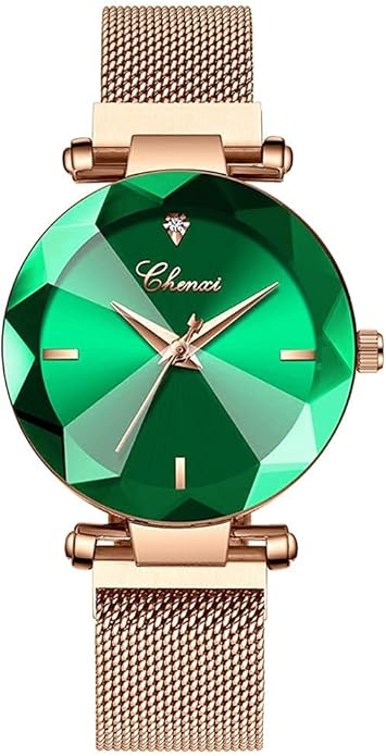 Fashion Watches for Women Rose Gold Stainless Steel Mesh Band Watch Elegant Ladies Gifts Waterproof Wrist Watch