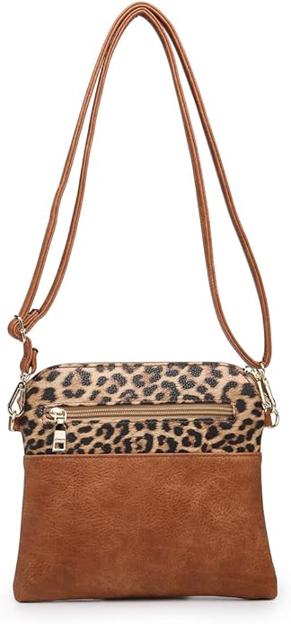 Nude Cheetah Saddle Bag by Jen & Co