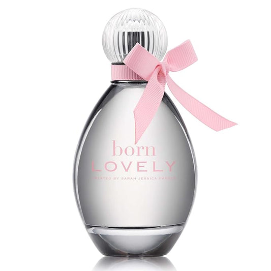 Born Lovely by SJP - Lush, Sweet, Elegant Amber Floral Eau De Parfum Spray Fragrance for Women - Mandarin, Peony, Honeysuckle, and Freesia - Intense, Long Lasting Scent - 1.7 oz