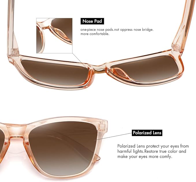 MEETSUN Polarized Sunglasses for Women Men Trendy Classic Retro Designer Style