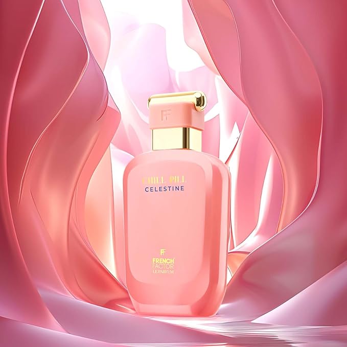 French Factor Chillpill Calestine Women’s Perfume | Premium Long-Lasting Eau de Parfum | Elegant Floral Fruity Fragrance with Orange Blossom, Indian Tuberose, Vanilla & Sandalwood | 100ml
