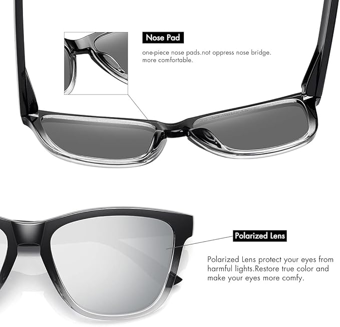 MEETSUN Polarized Sunglasses for Women Men Trendy Classic Retro Designer Style