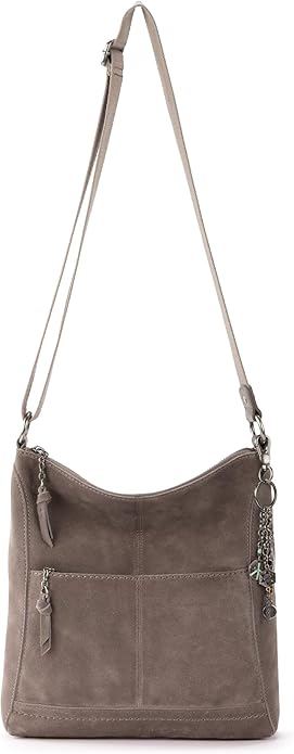 The Sak Lucia Crossbody Bag in Leather, Convertible Purse with Adjustable Strap