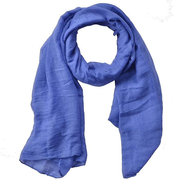 woogwin Women's Cotton Scarves Lady Light Soft Fashion Solid Scarf Wrap Shawl
