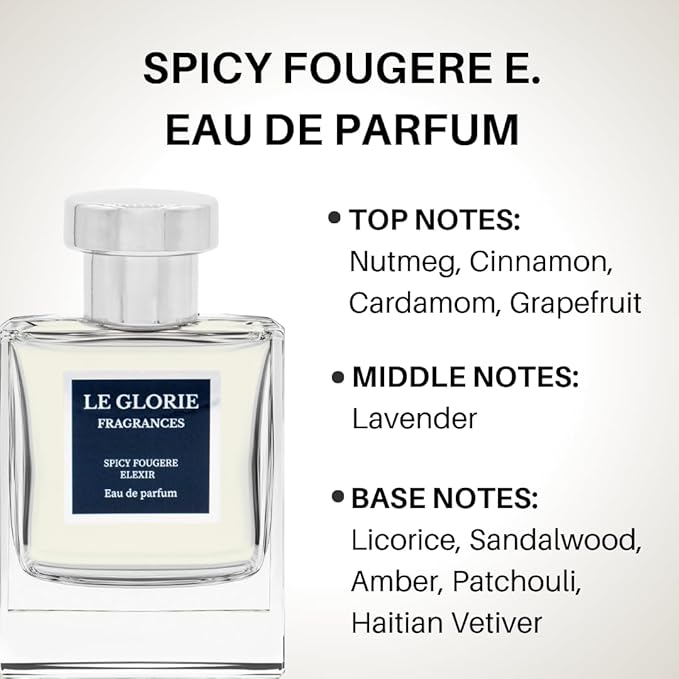 Inspired by D-ii.or S,a-U-va.ge El.i.x-iir Eau de Parfum, Spicy Fougere E. EDP, Long Lasting Luxury Perfume Spray for Men, Cruelty Free - 1.7 fl oz 50ml