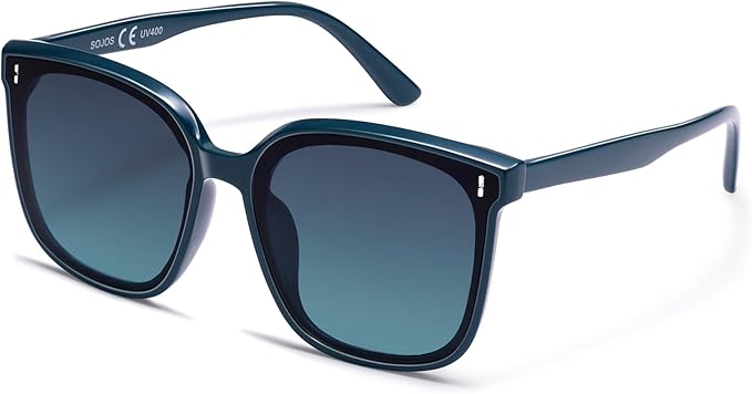 SOJOS Sunglasses for Women Men Vintage Style Shades SJ2157