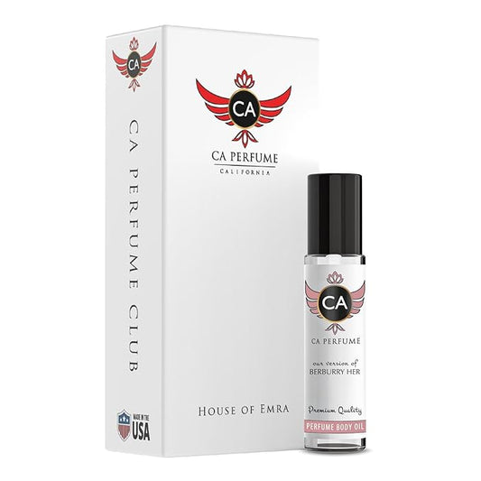 CA Perfume Impression of Beburry Her for Women Fragrance Oil Floral Fruity Gourmand Scent Long Lasting Perfumes for Women Travel Size TSA Ready Mini Parfum Body Oil Roll-on 0.33 Fl Oz 10ml