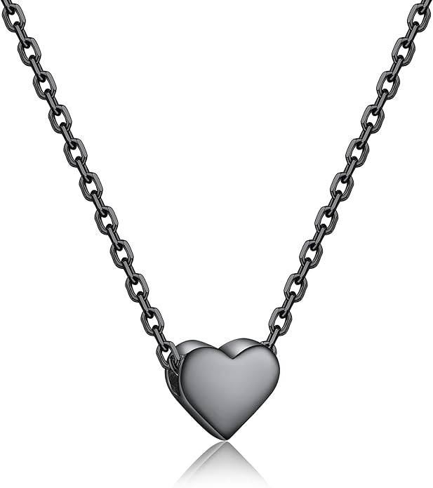 PROSILVER 925 Sterling Silver Necklace for Women | Dainty Delicate Adjustable Choker with Heart/Star/Moon/Vertical Bar Pendant, Hypoallergenic Tarnish Resistant Everyday Jewelry Gift for Her