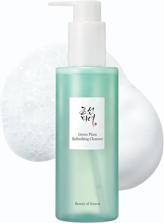 Beauty of Joseon Green Plum Refreshing Cleanser Gel Type Deep Pore Cleansing, Acne Face Wash, Blackhead Remover for All Skin Types, Korean Skincare 200ml, 6.76 fl.oz