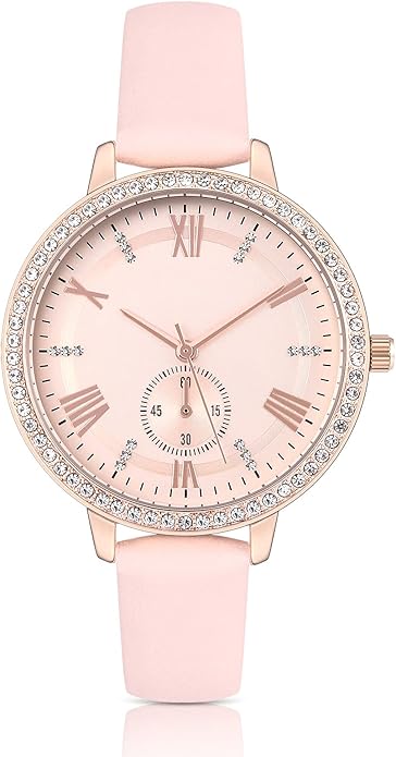 Women's Watches Leather Band Luxury Quartz Watches Waterproof Fashion Creative Wristwatch for Women Ladies