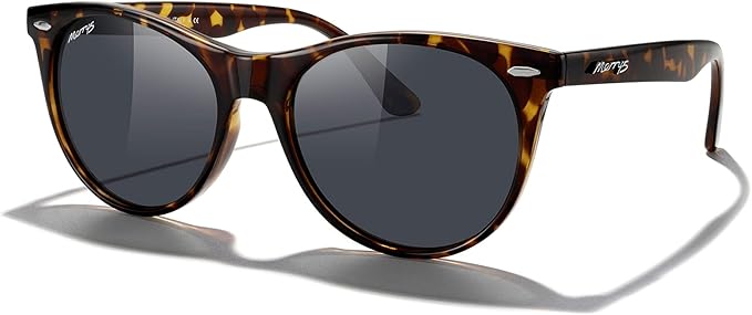 MERRY'S Retro Round Polarized Sunglasses for Women Fashion Trendy Shades S6185