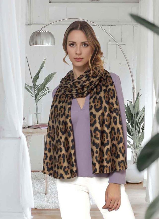 Xyueanlo Scarfs for Women Lightweight Scarves Fashion Print Floral Pattern Head Scarf Wraps Shawls