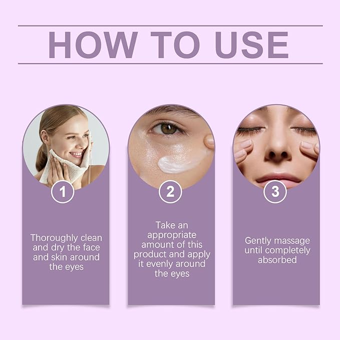Retinol Eye Cream 20g - Anti Aging Eye Cream for Dark Circles & Puffiness - Reduces Wrinkles & Fine Lines, Firms & Brightens with Niacinamide & Collagen - Hydrating, Gentle Formula for All Skin Types