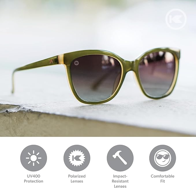 Knockaround Deja Views Polarized Sunglasses for Women & Men - Trendy Sunglasses - UV400 Protection