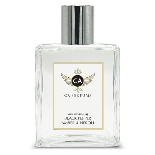 CA Perfume Impression of Black Pepper, Amber & Neroli for Women and Men Eau De Parfum Aromatic Spicy Scent Long Lasting Unisex Fragrance Signature Scent for Day and Night Wear 3.4 Fl Oz 100ml