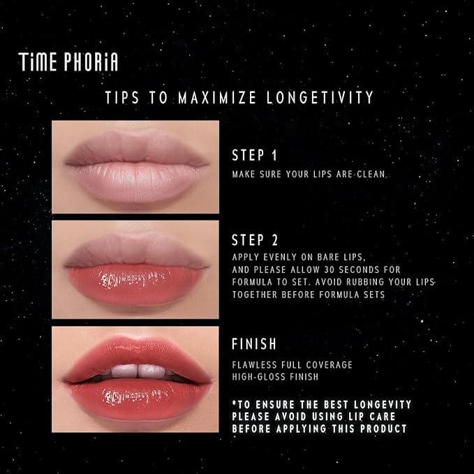 Stellar Dust Lip Stain 14 Entropia, Transfer-Proof & Smudge-Proof Lip Gloss, Coral Pink Tinted Glossy Finish, High-Pigment Vibrant Color, Hydrating Lightweight Long-Lasting Lip Makeup