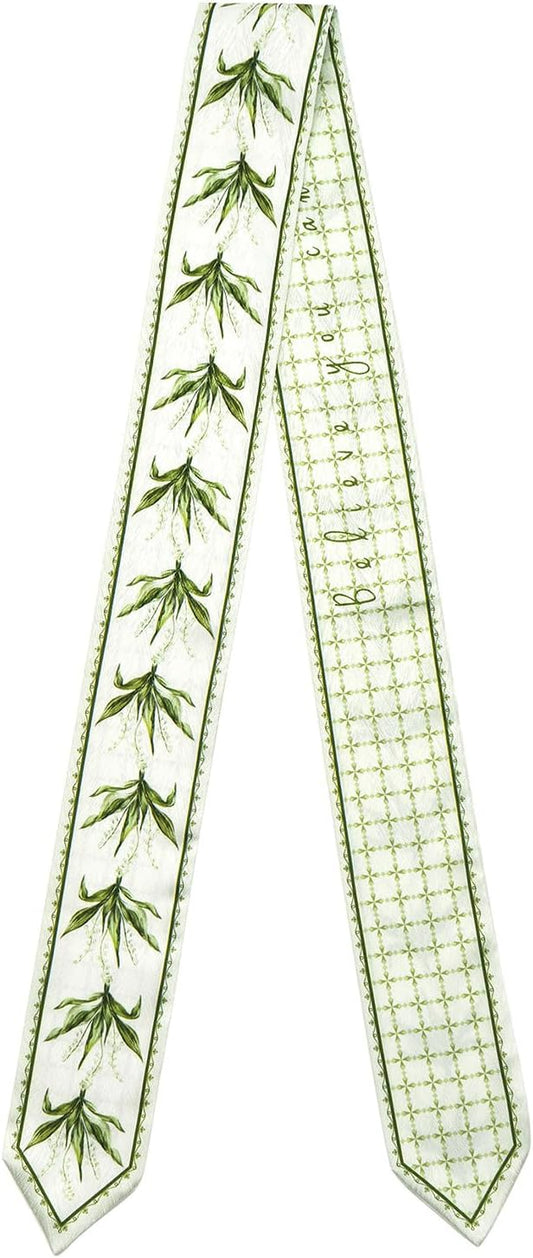 1 Pack Purse Scarf Handbags Skinny Twill Hair Scarves Narrow Neck Scarf Band Women Fashion Accessories Bag Charms