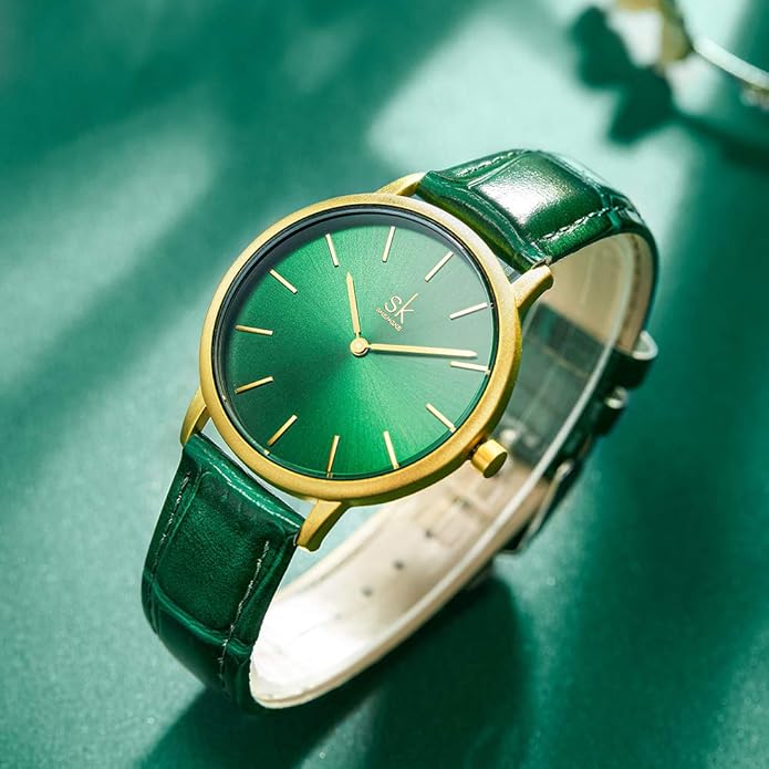 SHENGKE Simplicity Creative Women Watch Genuine Leather Elegant Women Watches Ladies Business Wristwatch