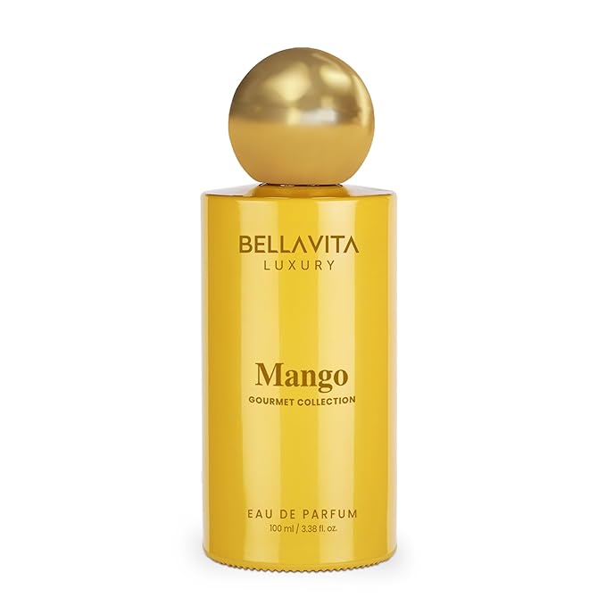 BELLAVITA Gourmet Collection Mango EDP | Fruity, Floral, Woody Long Lasting Fragrance Perfume for Men and Women 100ml