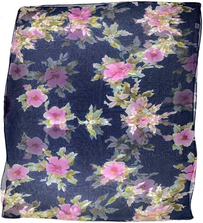 Xyueanlo Scarfs for Women Lightweight Scarves Fashion Print Floral Pattern Scarf Shawls