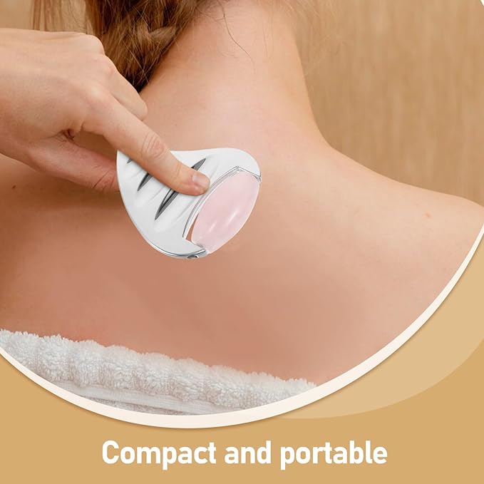 Face Gua Sha Massage Roller: Stainless Steel Facial Massager Scraping Board for Women Skincare - Facial Roller Gua Sha for Lifting/Shaping Spa/Home