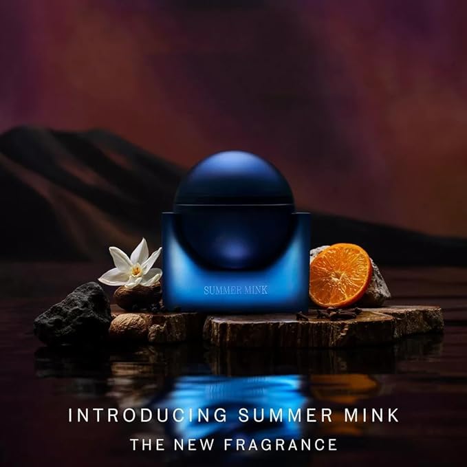 SUMMER MINK Cologne Drake 3.4 Oz, Amber Woody Scent with Italian Citrus, Patchouli, Rose & Musk – Fragrance for Unisex,Long-lasting perfume for both men and women