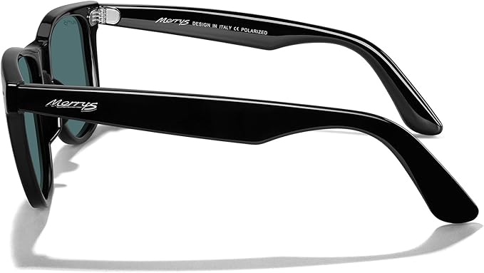 MERRY'S Classic Square Shape Polarized Sunglasses for Womens Mens Retro Designer UV400 Sun Glasses S6140