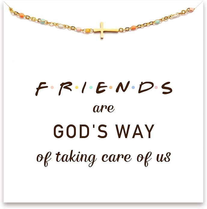 STORYJEWELLERY Christian Gifts for Women, Religious Confirmation and Baptism Gifts, Cross Bracelet for Women, Easter Gift, Encouragement Presents, Christian Jewelry