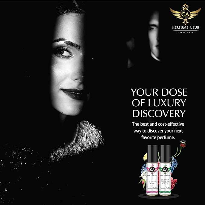 CA Perfume Impression of Glam Jasmine For Women Replica Fragrance Body Oil Dupes Alcohol-Free Sample Travel Size Concentrated Long Lasting Roll-On 0.3 Fl Oz/10ml