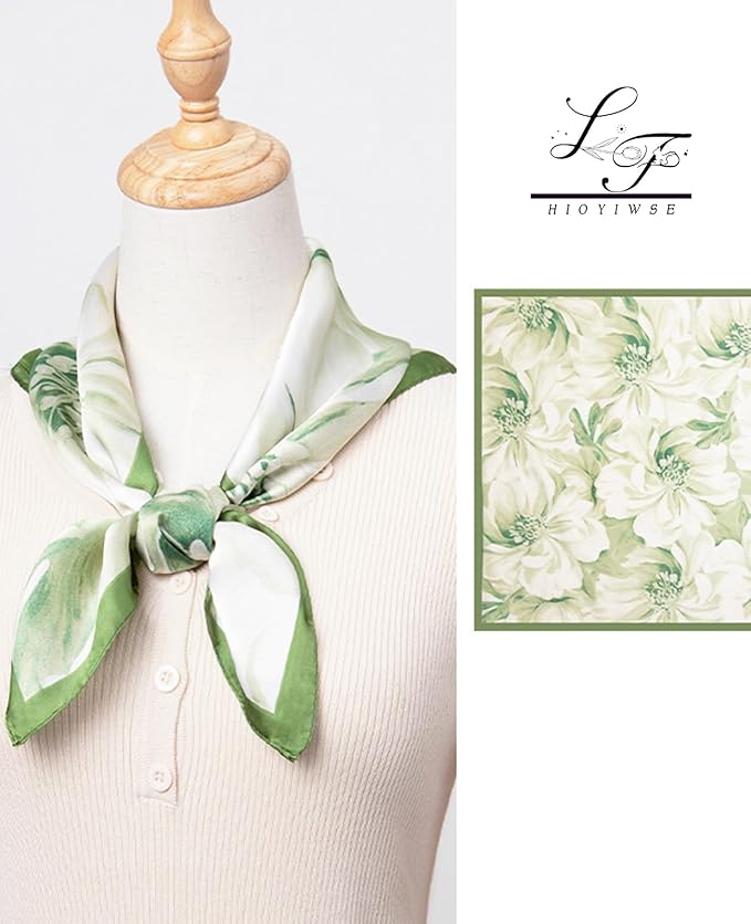 Satin Bandanas Head Scarf For Women Hair Scarves Accessories Lightweight Fashion Wrap Neck Silk Sleeping Headscarf