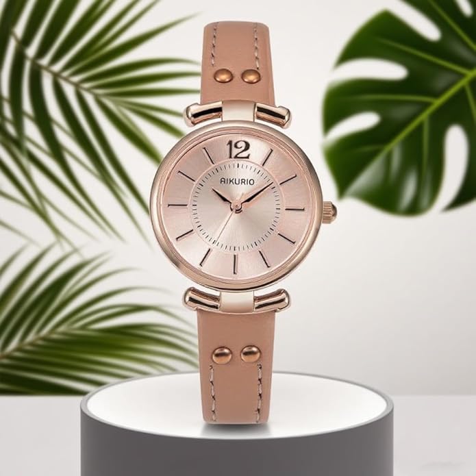 Women's Leather Strap Watch, Womens Watch Wristwatch for Women