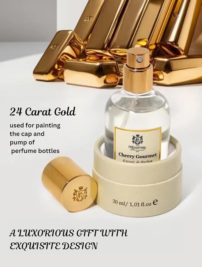 PREparfume From France Cherry Gourmet for Women 30ml – Fruity Gourmand Scent – Luxury Fragrance with Cherry Liqueur, Almond – Long Lasting Perfume With Vanilla and Rose Notes