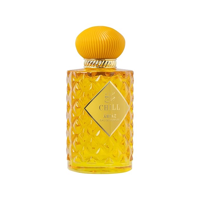 ARIAZ Chill Women Eau De Parfum 3.4 Oz - Fruity Floral Gourmand Perfume with Apple, Lemon, Freesia, Strawberry, Marshmallow, Vanilla, Raspberry & Musk - Sweet Everyday Fragrance