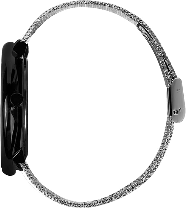 Mens Watches Ultra-Thin Minimalist Waterproof - Fashion Wrist Watch for Men Unisex Dress with Stainless Steel Mesh Band