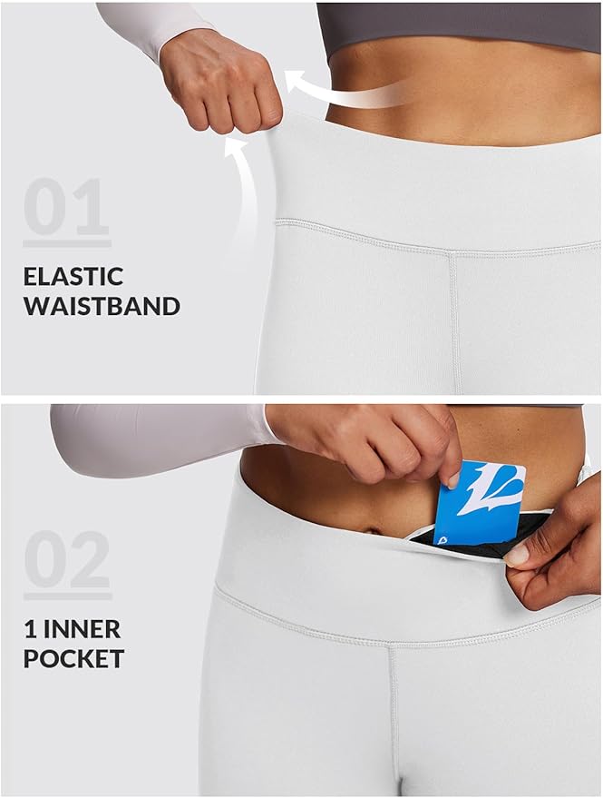 baleaf Winter Clothing Women Leggings Fleece Lined Tights Thermal Warm Thick Cold Weather Gear 1 Pockets