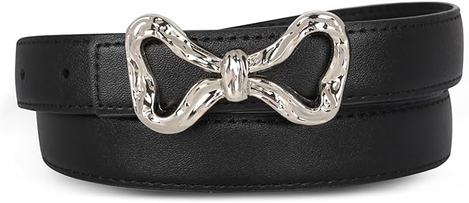 Relang Women's Belts with Gold Buckle, Fashion Waist Band, Elegant Ladies' Belt, Gift for Women