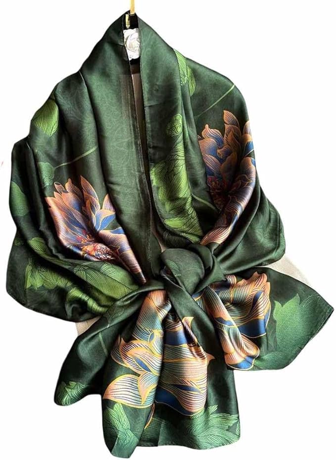 Xyueanlo Scarfs for Women Lightweight Scarves Fashion Print Floral Pattern Head Scarf Wraps Shawls